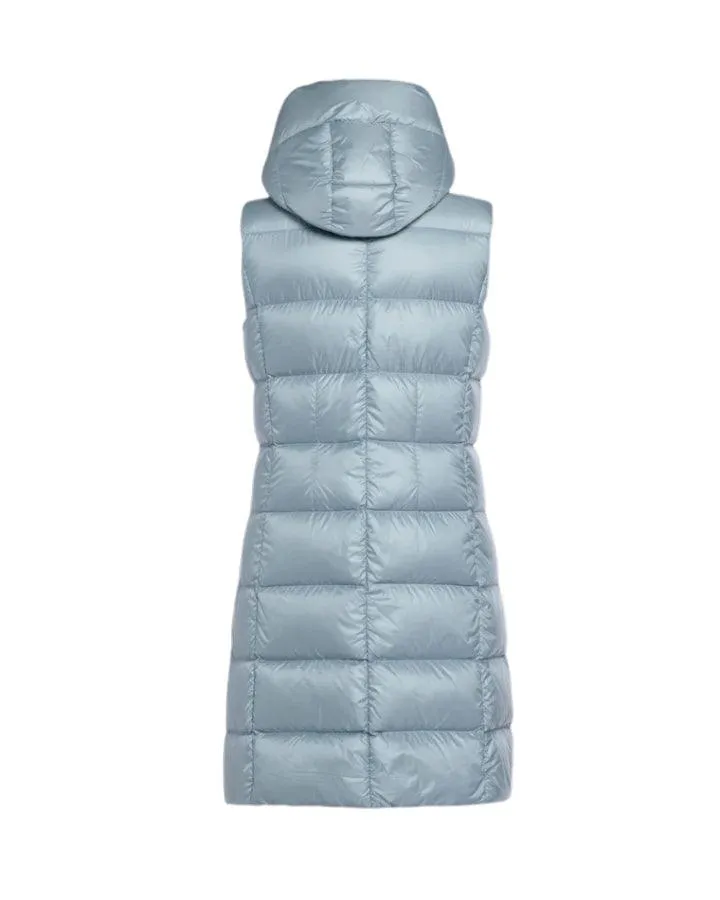 Breann Long Down Hooded Vest