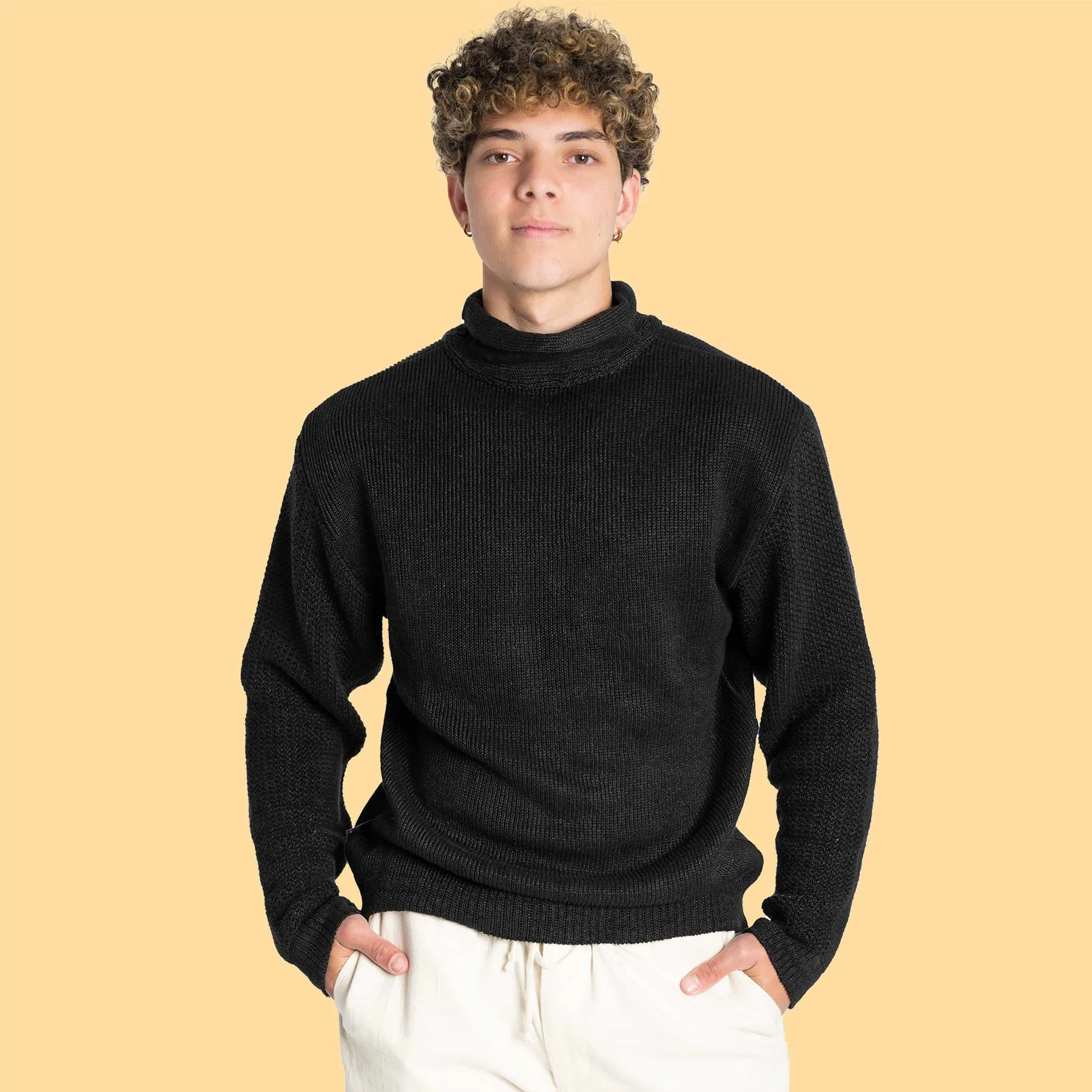 BRUGES 100% Organic Belgian Linen Heritage Sweater (Unisex)