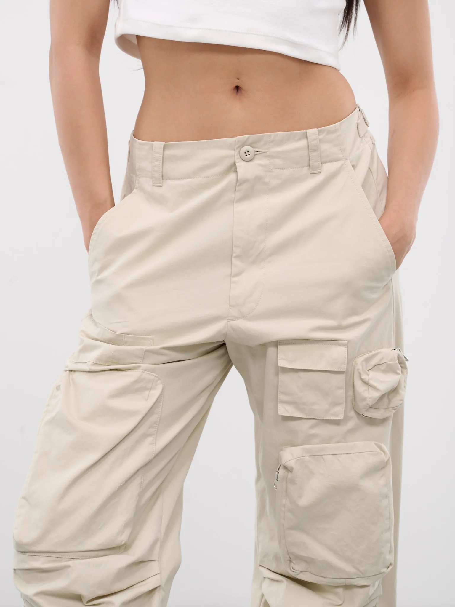 Cargo Pocket Pants (S52KA0504-M35148-103-CHALK)