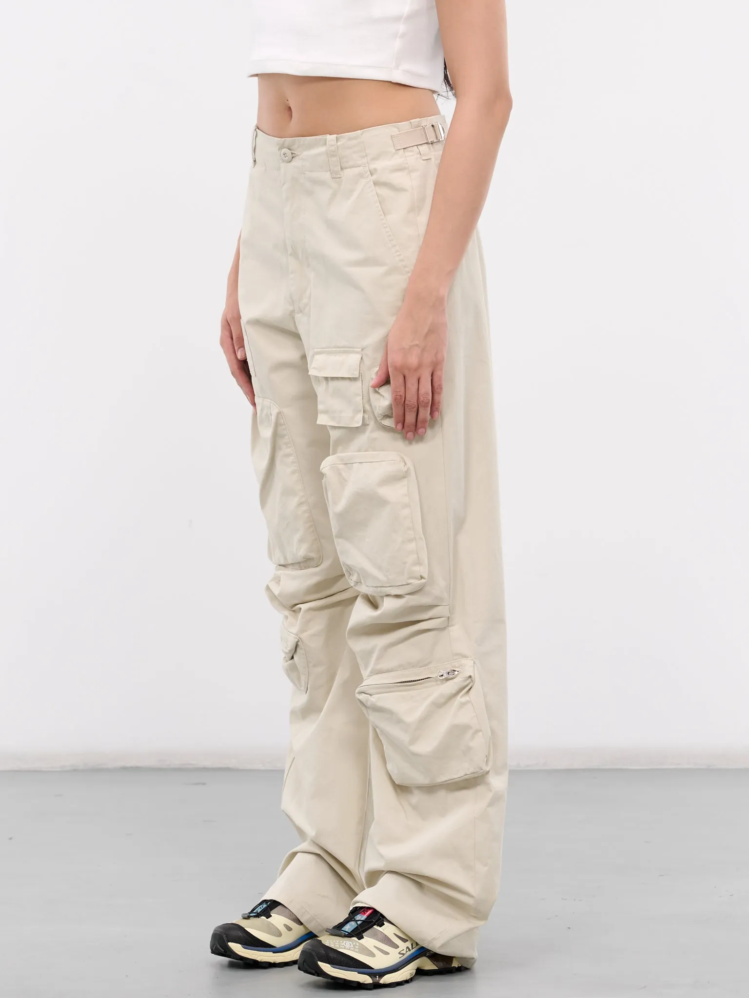 Cargo Pocket Pants (S52KA0504-M35148-103-CHALK)