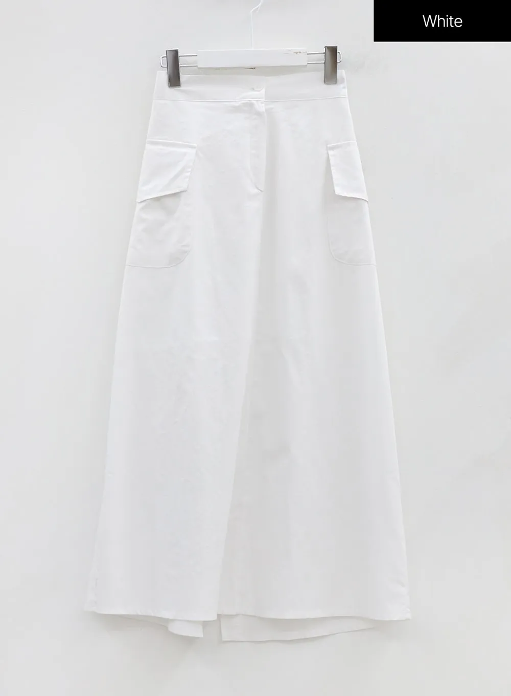 Cargo Wide Fit Long Skirt with Pocket UU1407