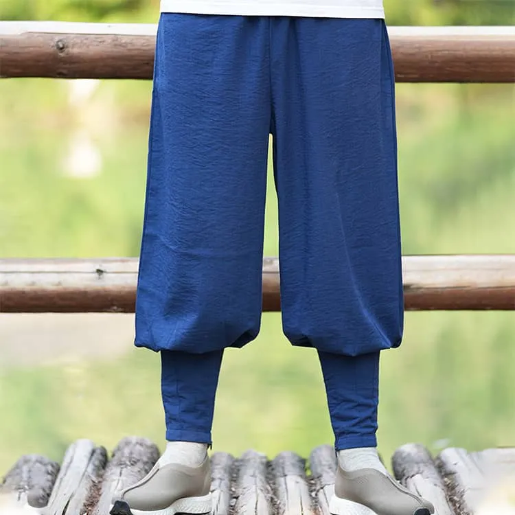 Casual Monk Pants with Puttees