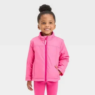 Cat & Jack Infant Kids Zip-Up Winter Puffer Windbreaker 3-In-1 Jacket