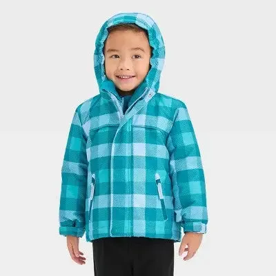 Cat & Jack Infant Kids Zip-Up Winter Puffer Windbreaker 3-In-1 Jacket