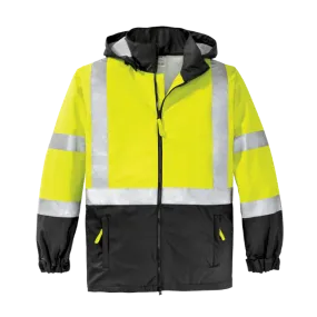 Class 3 ANSI 2-Tone Reflective Windbreaker Jacket