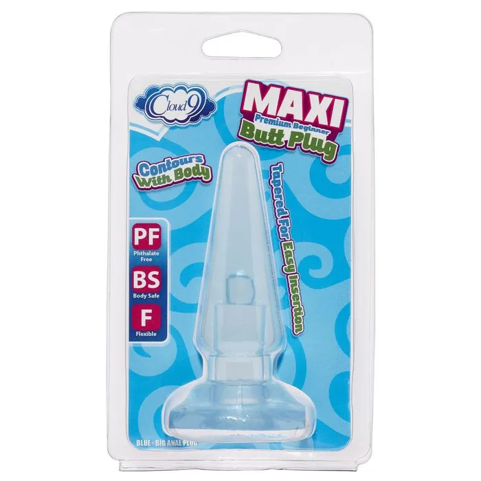 CLOUD 9 MAXI BUTT PLUG BLUE