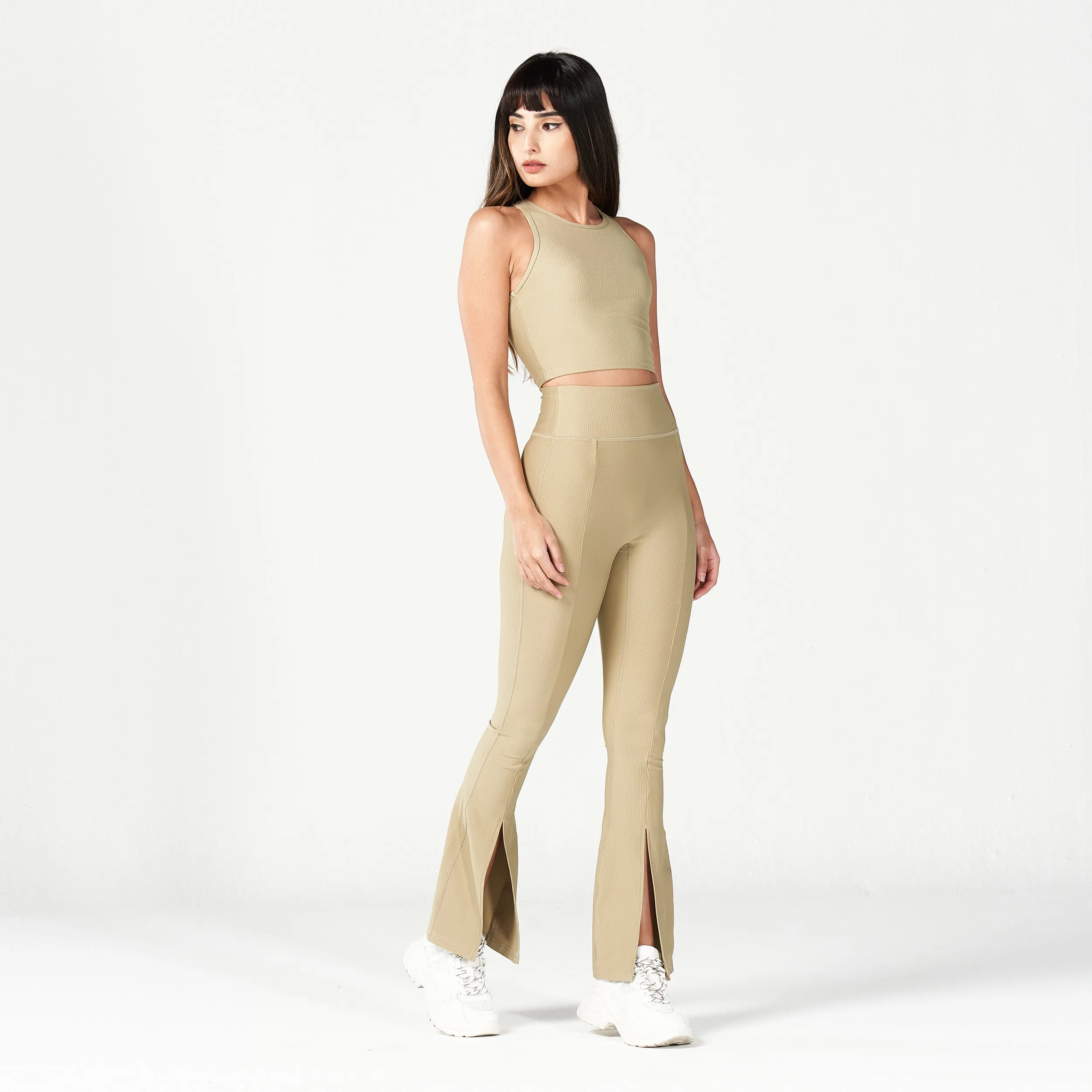 Code Flare It Up Leggings - Sand