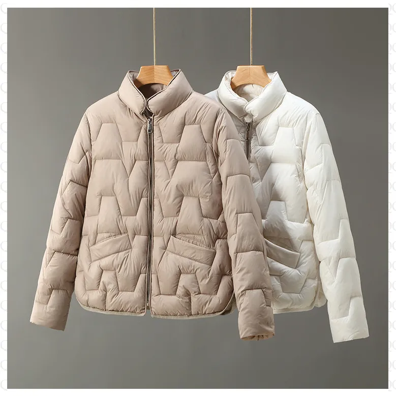 Cropped Lightweight Puffer Jacket