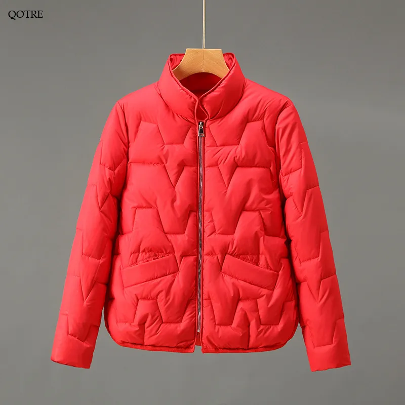 Cropped Lightweight Puffer Jacket