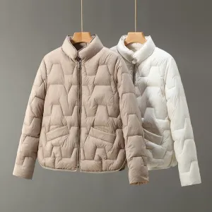 Cropped Lightweight Puffer Jacket