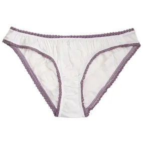 Culotte Germaine Blanc/Lilas