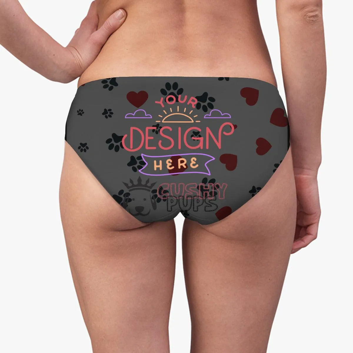 Custom Photo Underwear - Personalised Underwear with Your Own Photos, Customized Undergarments by Cushy Pups