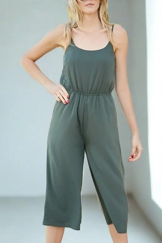 Cutout Bow Detail Jumpsuit