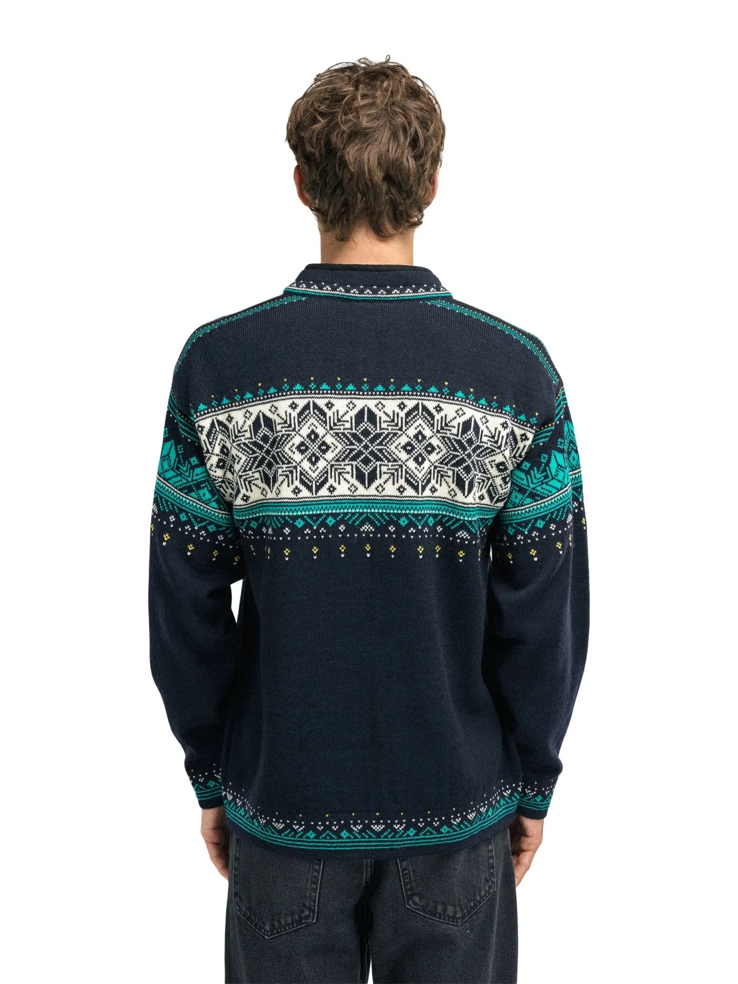 Dale of Norway | Blyfjell Swweater | Men's | Navy/Off White/Peacock