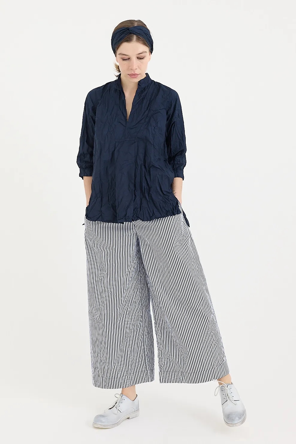 Daniela Gregis - Pigiama Tasche Lavato Medium Stripe Trousers