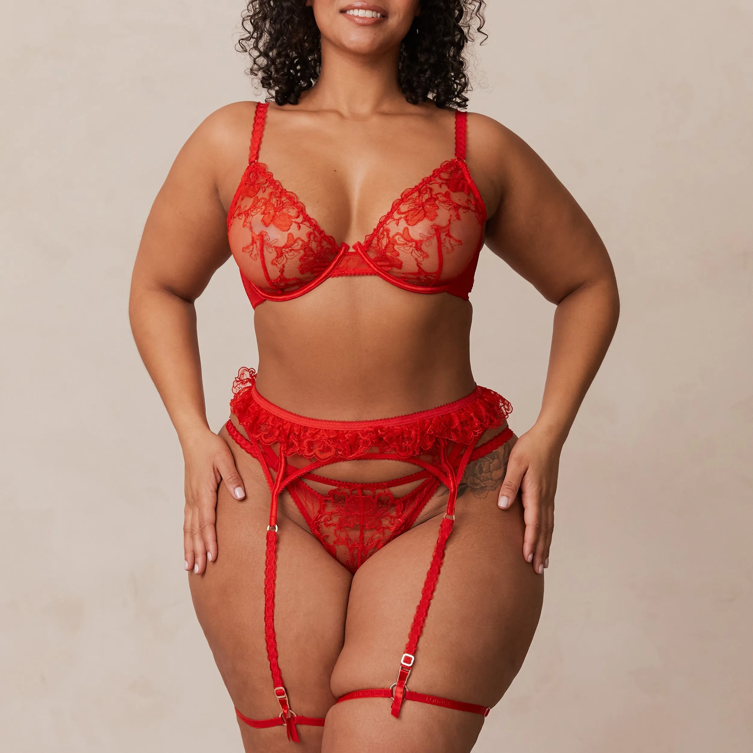 Danielle Intimates Bra (Set) - Red