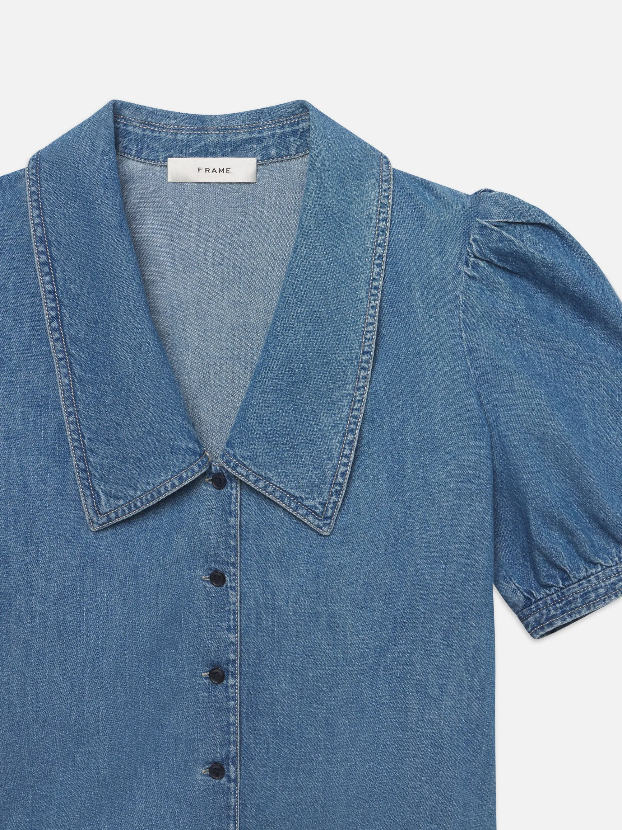 Denim Sailor Blouse -- Starlet