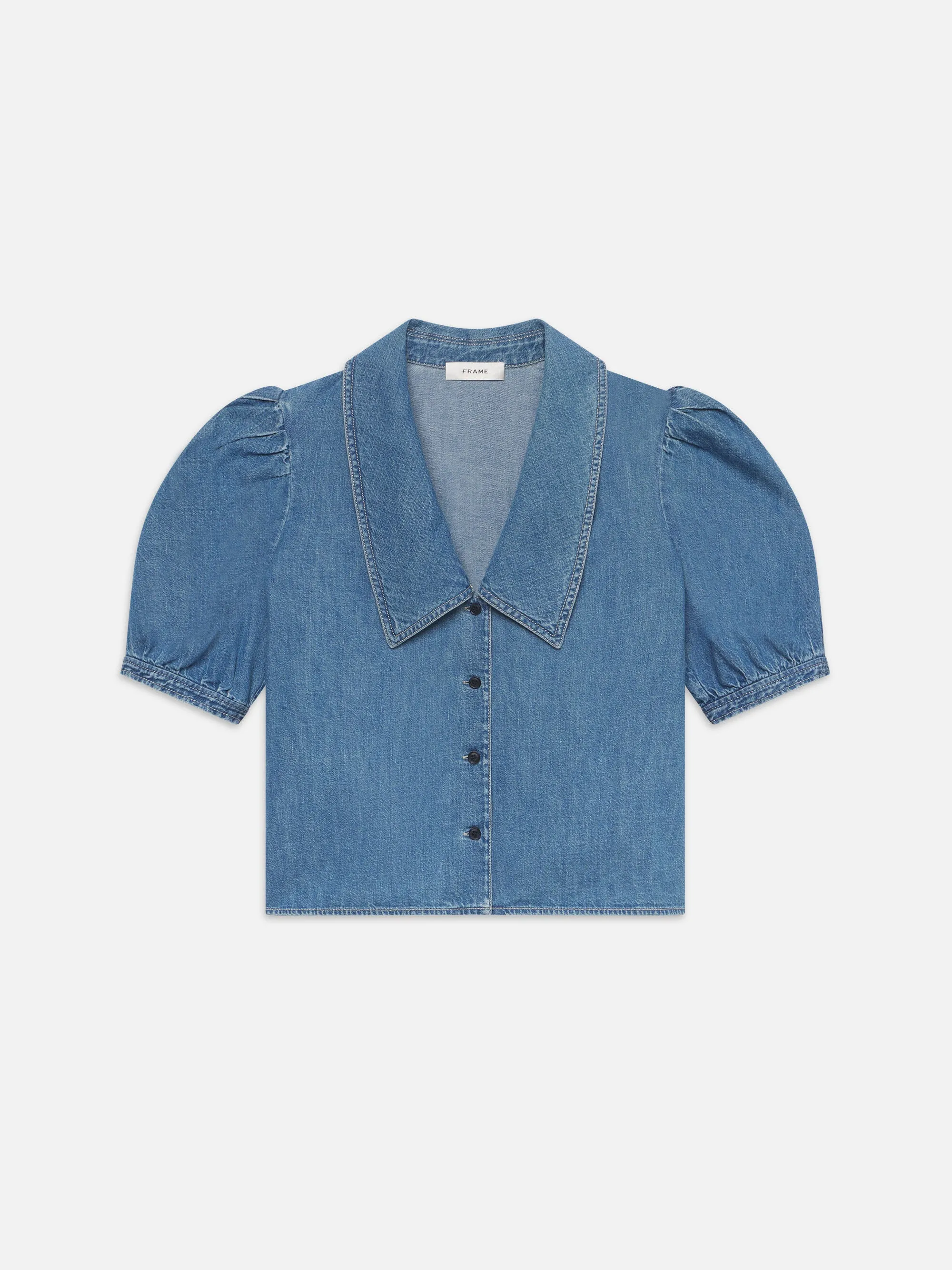 Denim Sailor Blouse -- Starlet