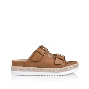 Denmark Footbed Slides - Tan