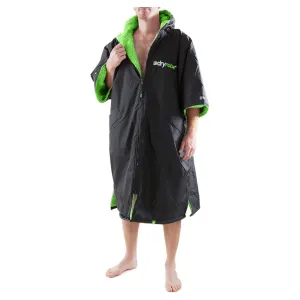 Dryrobe Advance Short Sleeve Changing Robe - Extra Large - Black/Green