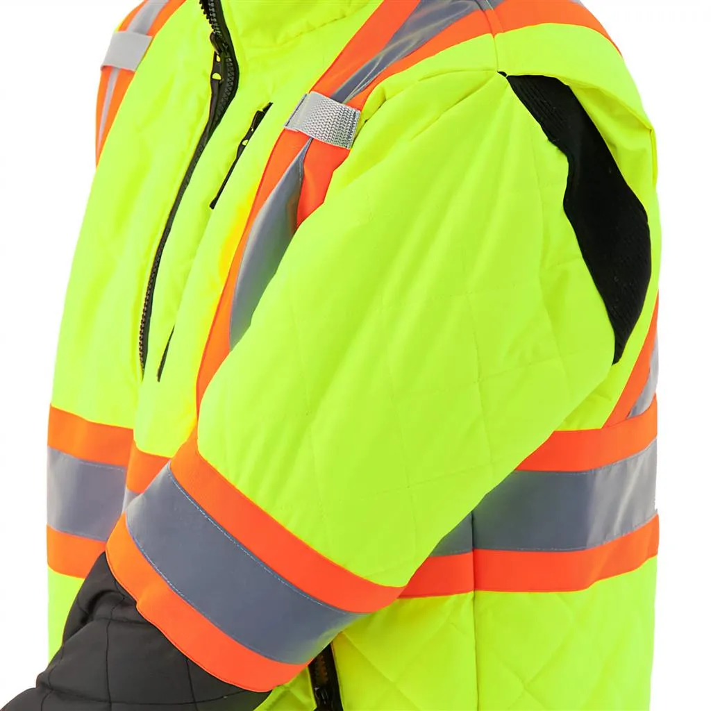 DURADRIVE 31033 HI-VIS LINED FREEZER JACKET - YELLOW