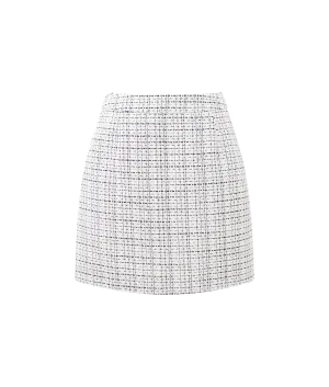 Effie Boucle Mini Skirt - Classic Cream-Blacko