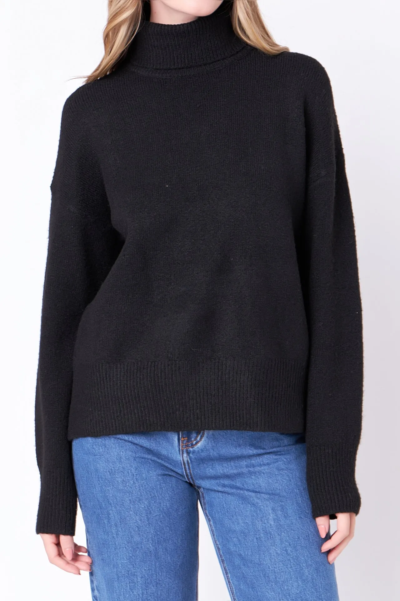 English Factory - Turtleneck Long Sleeve Sweater