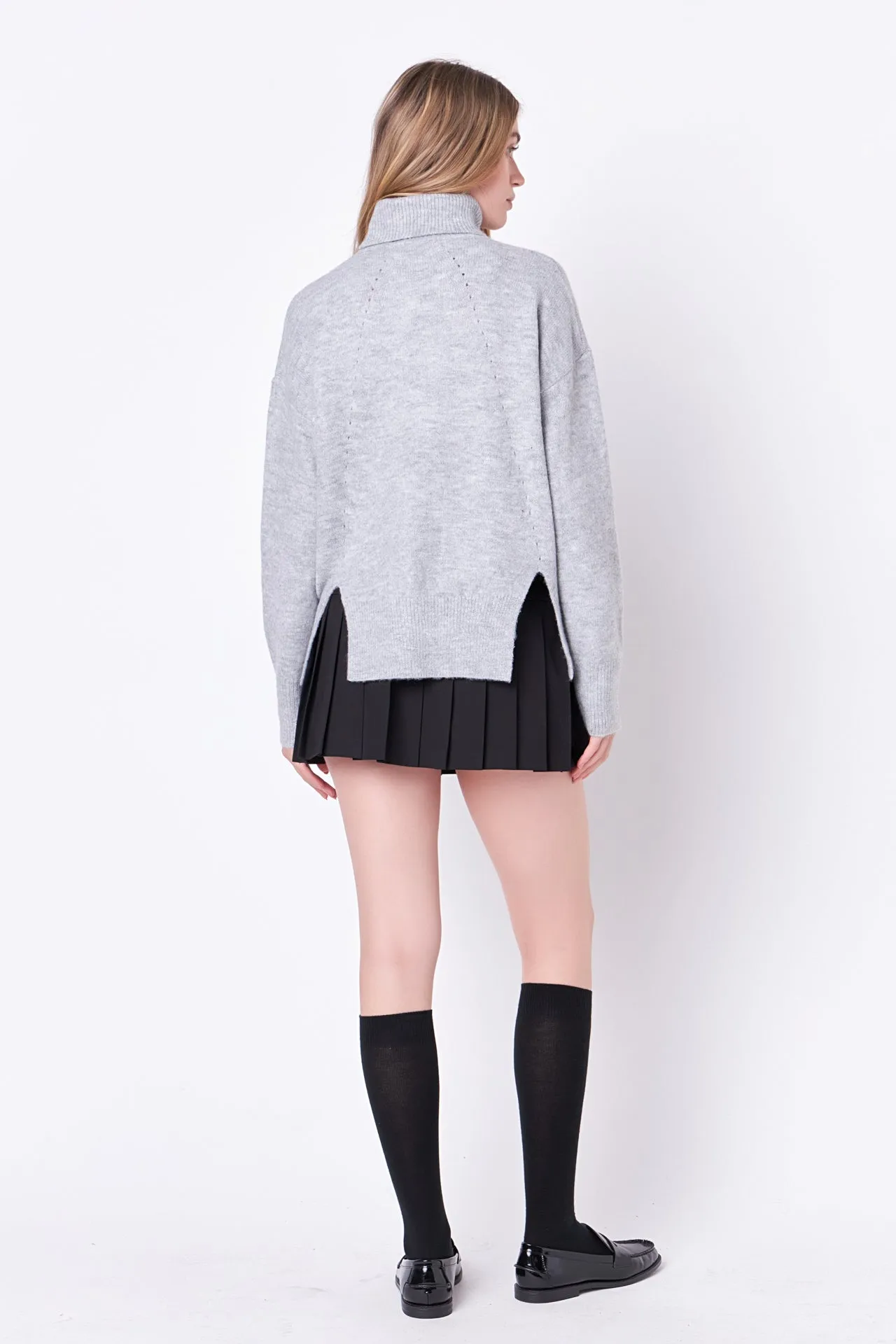 English Factory - Turtleneck Long Sleeve Sweater