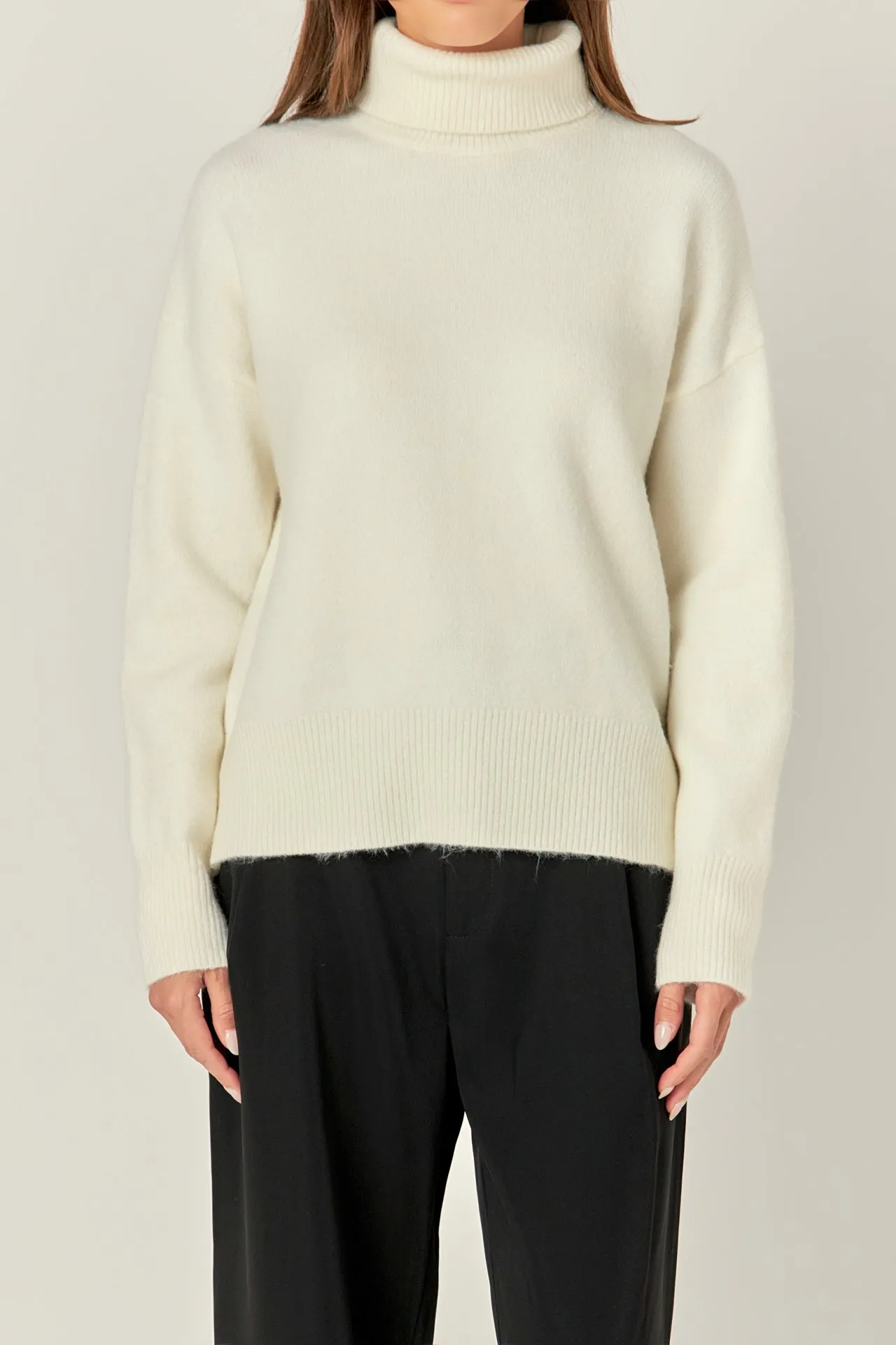 English Factory - Turtleneck Long Sleeve Sweater