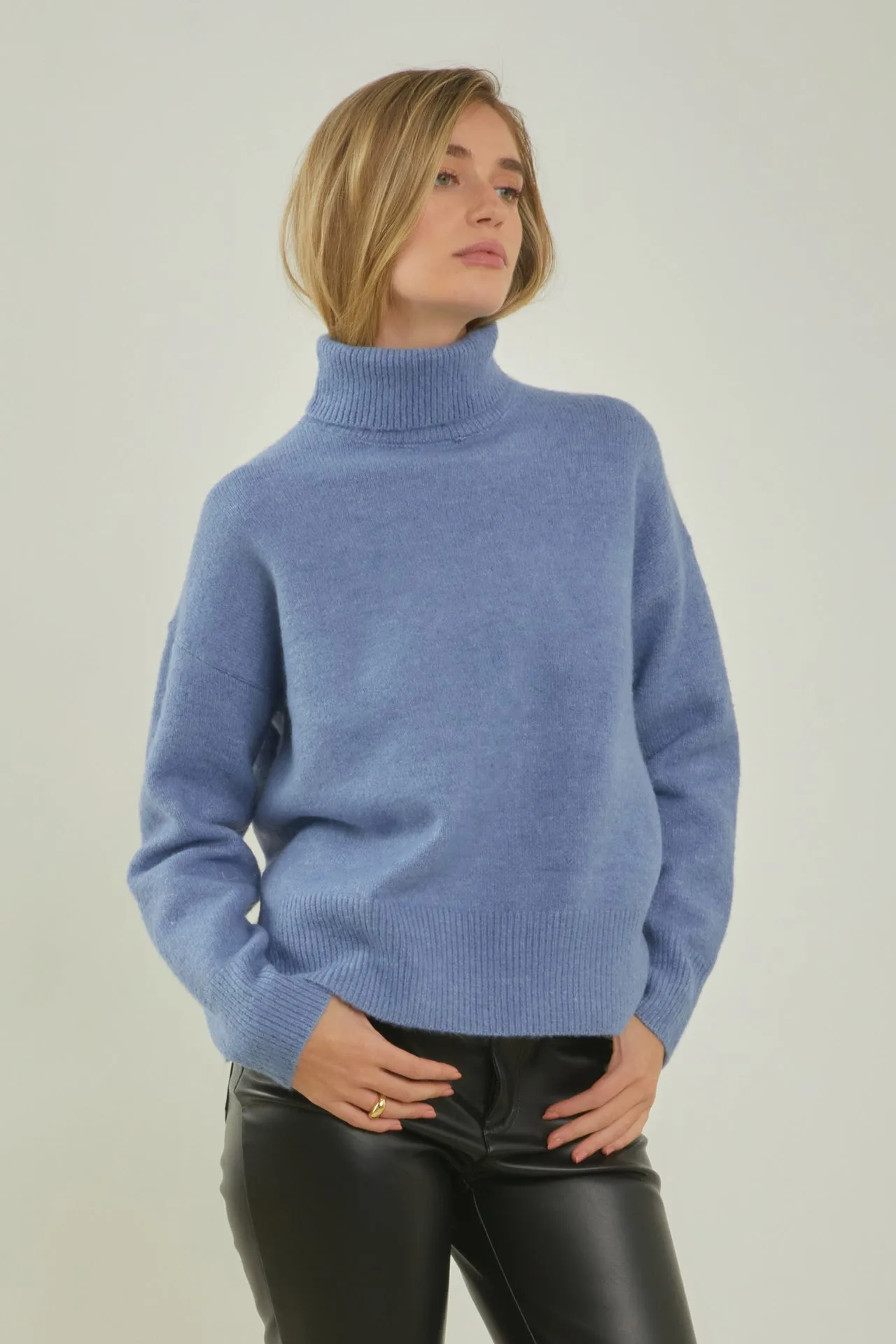 English Factory - Turtleneck Long Sleeve Sweater