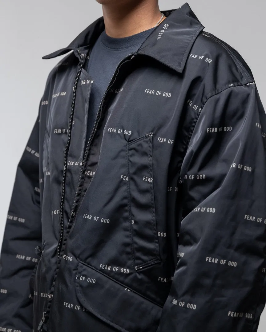 FEAR OF GOD 6TH COLLECTION LOGO COAT