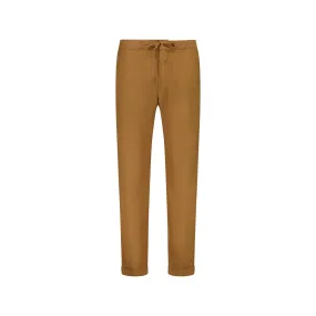 Ferrante Linen/Cotton Trouser in BISCUIT