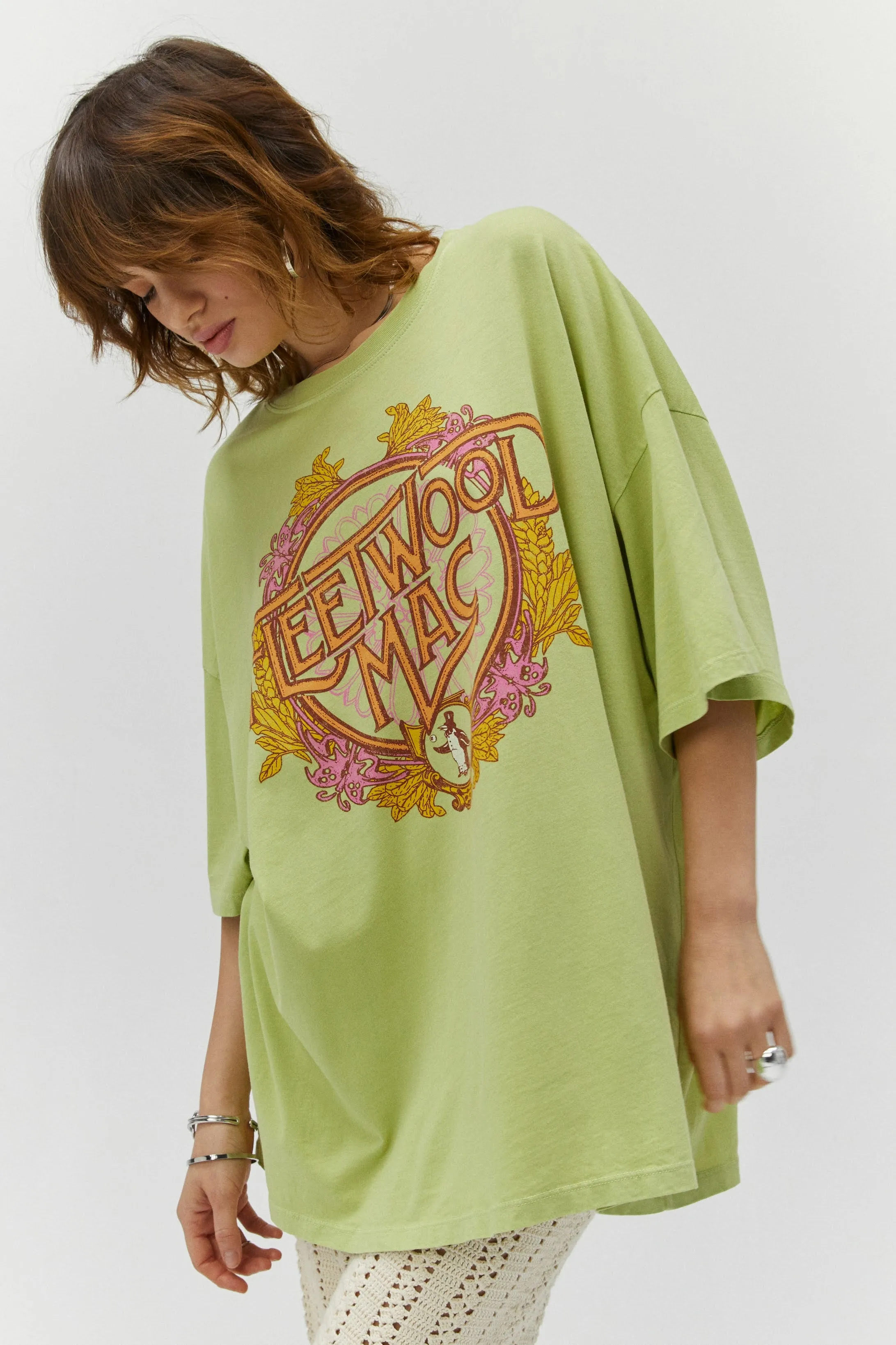 Fleetwood Mac Flower Crest OS Tee