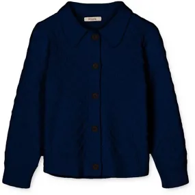 Fliink Navy Benna Cardigan