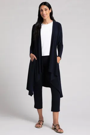 Flutter Duster Cardigan | Navy