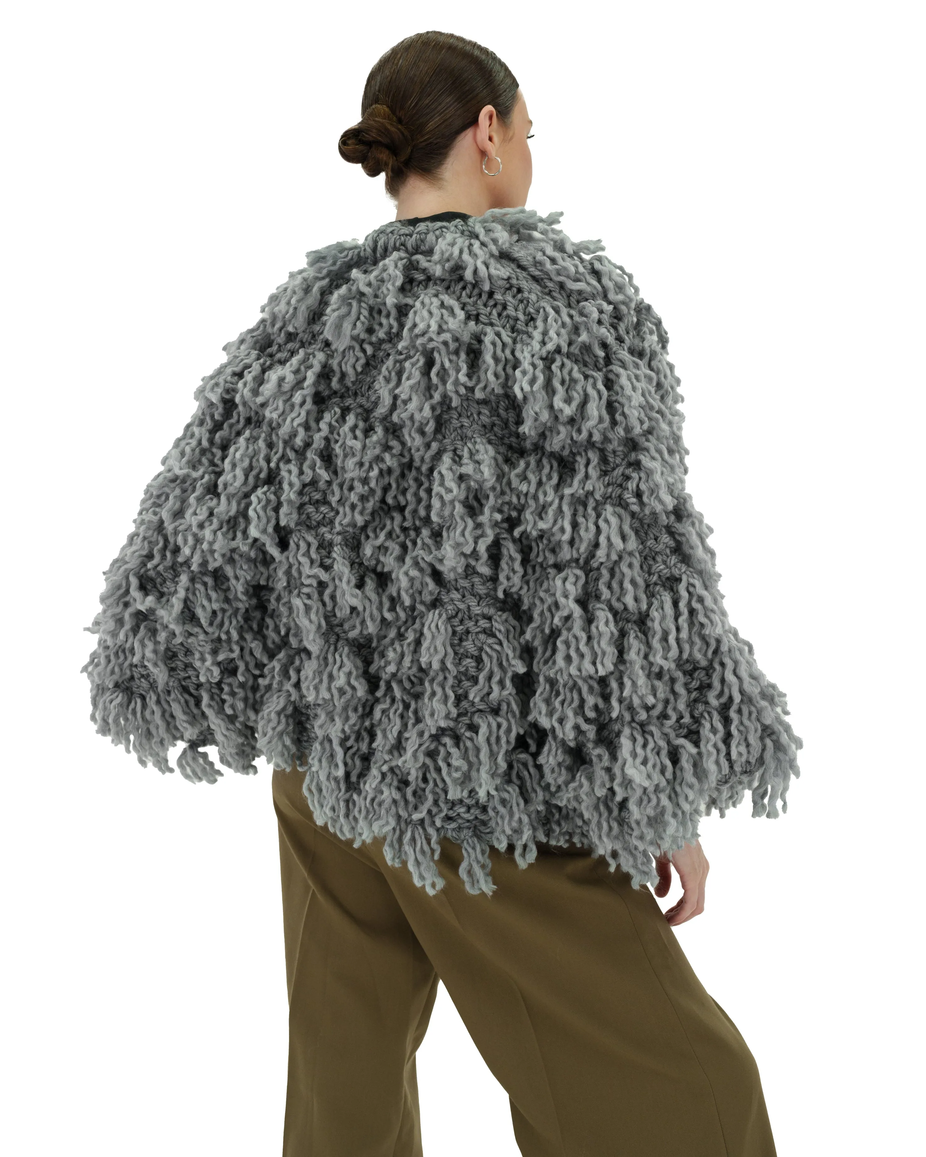 Fur Style Cardigan