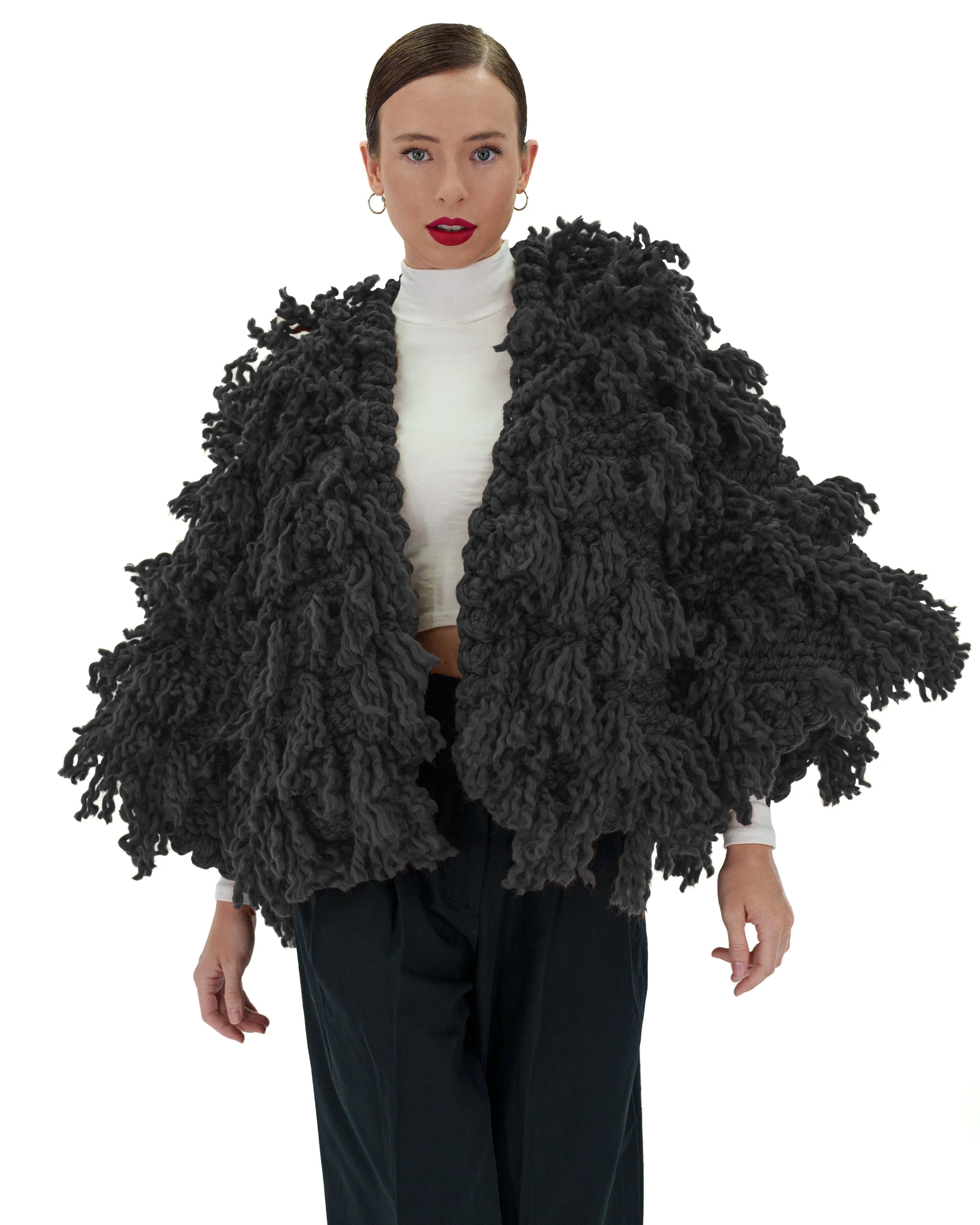 Fur Style Cardigan