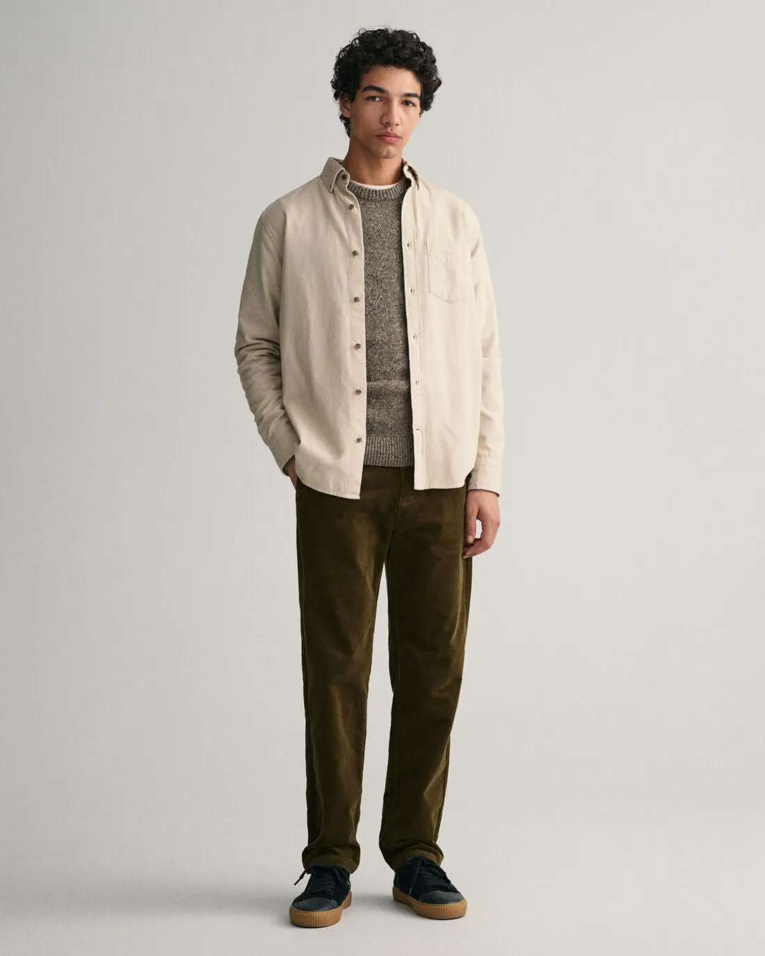 GANT - Regular Fit Cord Chinos, Cactus