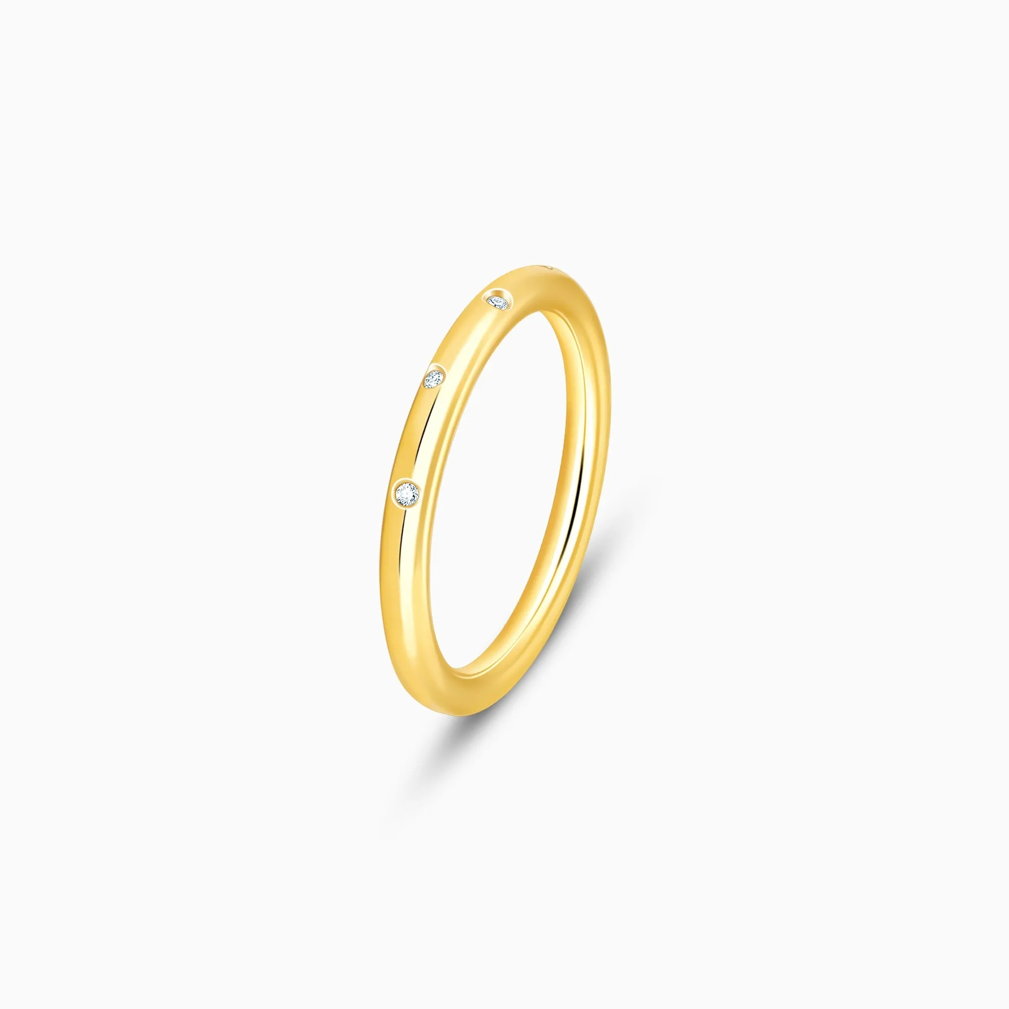 Gold Simple Elegance Diamond Ring