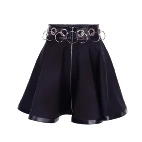 Gothic Skirt Summer Sexy Hoop Hollow Out Club Skirt