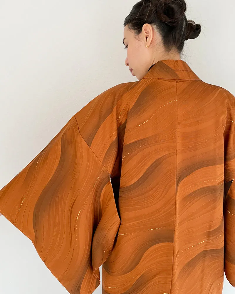 Gradation with Gold Thread Haori Kimono Jacket