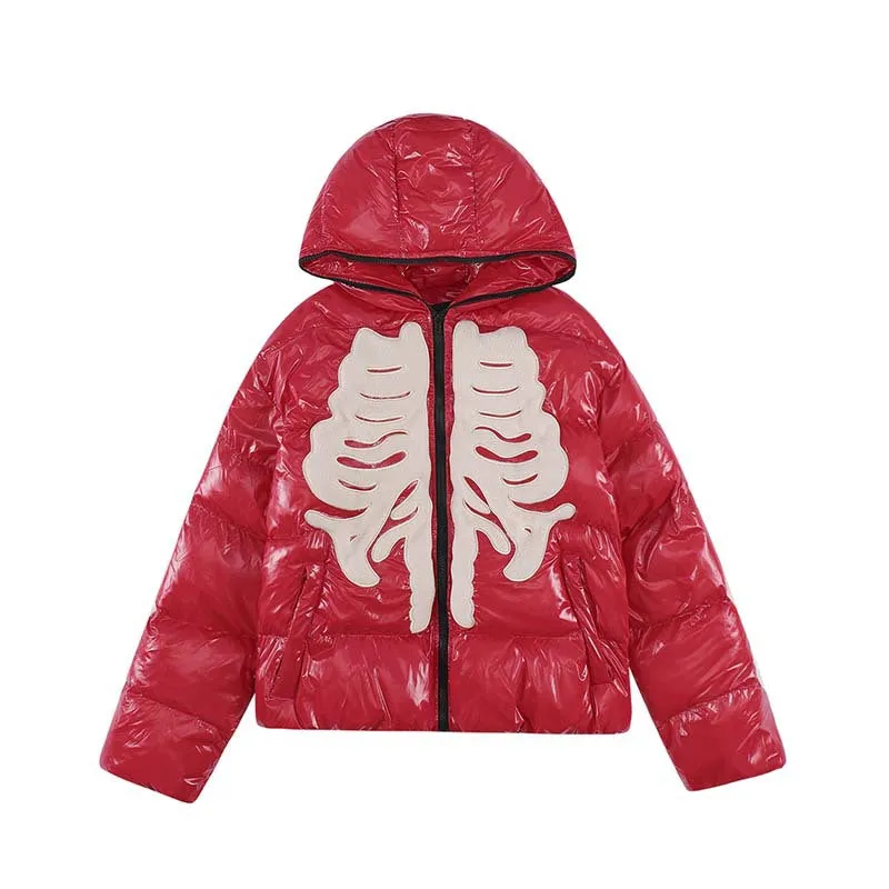 Halloy™ Skeleton Puffer Jacket