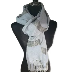 Helyat Handwoven Scarf - Gray