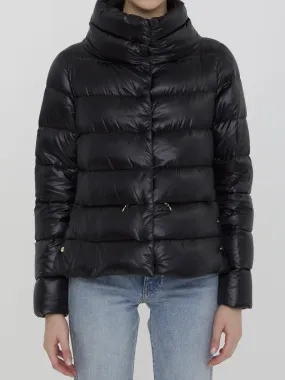 Herno Down Puffer Jacket In Nylon Black