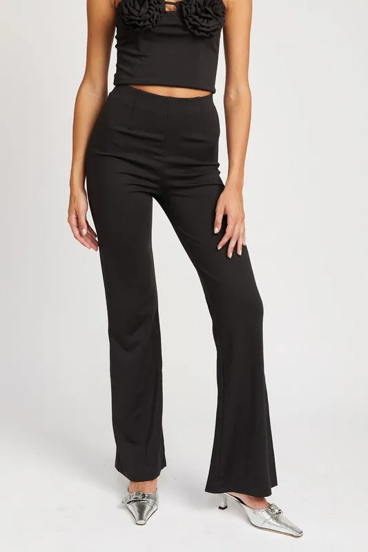 HIGH WAIST FLARED PANTS