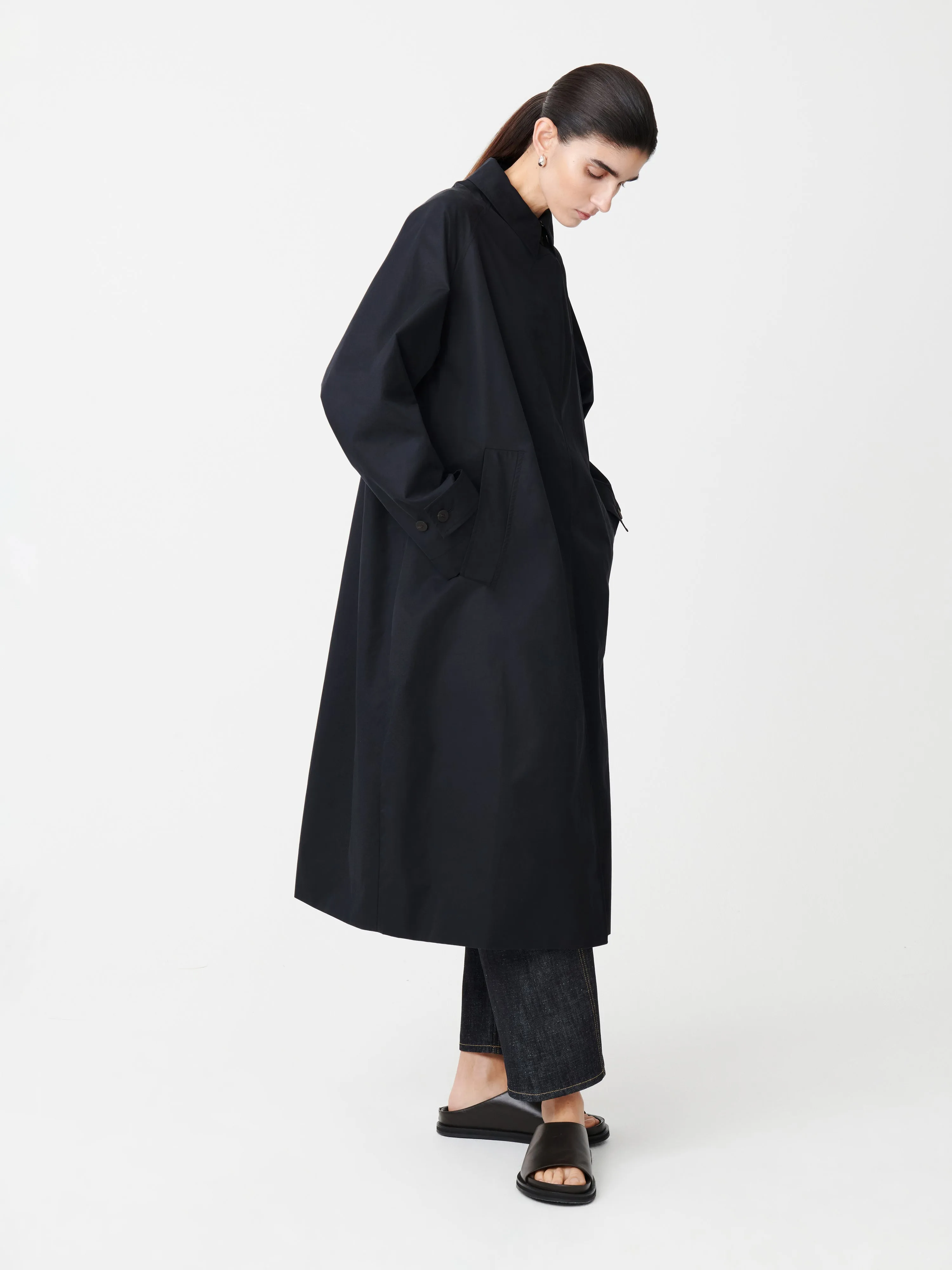 HOLIN COAT IN DARK NAVY