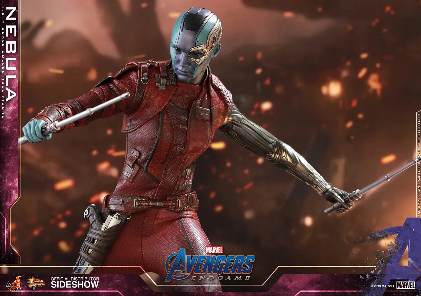 HOT TOYS MARVEL AVENGERS ENDGAME NEBULA 1/6TH SCALE COLLECTIBLE FIGURE - MMS534