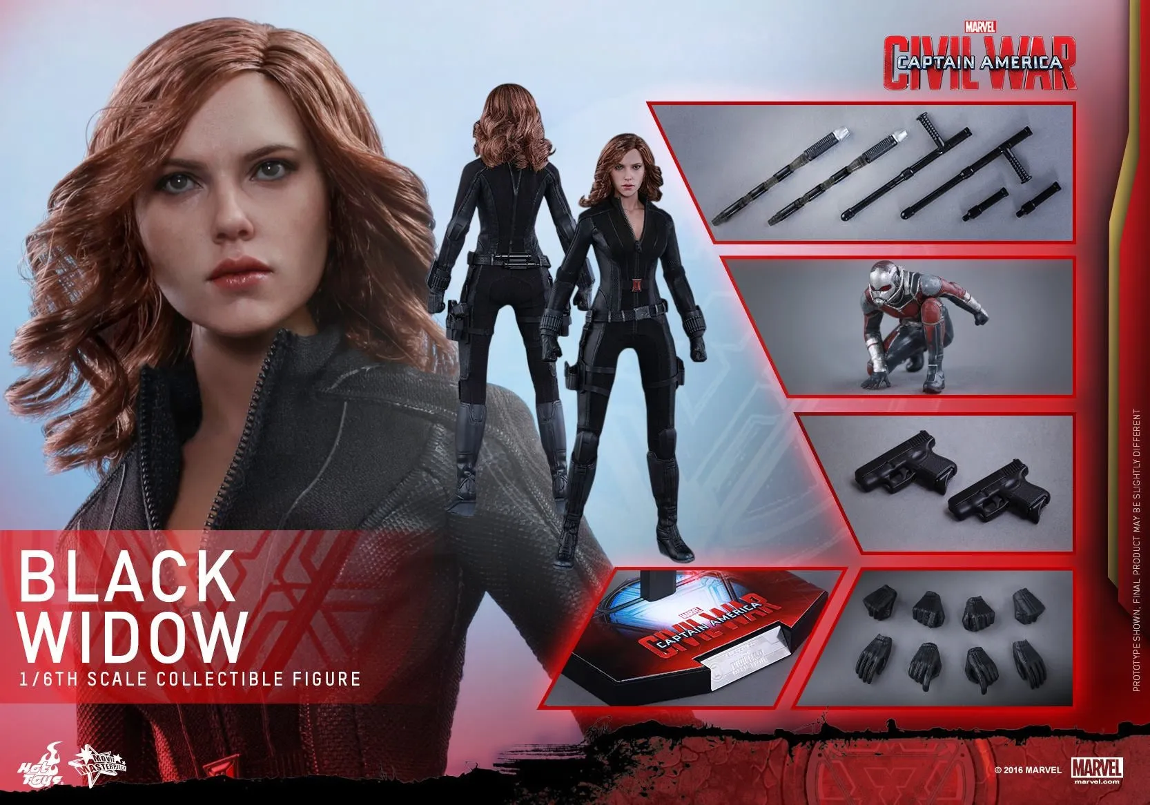 Hot Toys - MMS365 - Captain America: Civil War -Black Widow