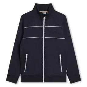 Hugo Boss Navy Zip Sweatshirt