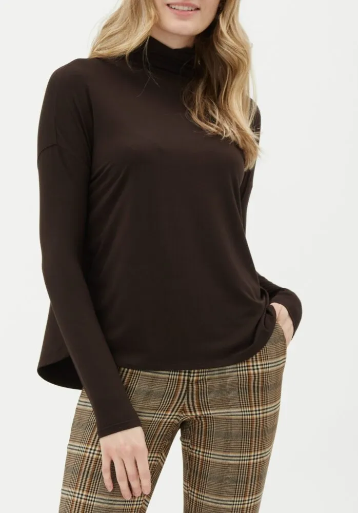 I Love Tyler Madison Bamboo Mock Turtleneck Top